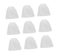 VALICLUD 10 Pièces Aspirateur Pochette à Poussière Pour Nail Art Clou Sacs Collecteurs De Poussière Sacs D'aspirateur à Ongles D'aspirateur Blanche Tissu Non Tissé