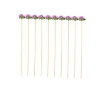 VALICLUD 10 pièces Batonnets Diffuseur Rotin Parfumés avec Motif Fleur Accessoires pour Diffuseur Huiles Essentielles Absorption Rapide pour Maison Bureau Chambre