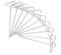VALICLUD 10 Pièces Brochettes Verticales en Acier Inoxydable Légères et Faciles à Transporter pour Barbecue et Grillades en Extérieur, Accessoires Solide et Pratiques