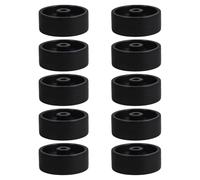 VALICLUD 10 Pièces Caster Wheels Heavy Duty For Patio Heater Anti-slip Outdoor Heater Moving Replacement Wheels Easy Install Mobile Casters For Stable Support