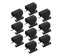 VALICLUD 10 pièces Clips de Déflecteur de Vent Métal pour Fenêtre de Voiture Accessoires Auto Robustes et Faciles à Installer Compatible avec Ford Focus SUV et Fiesta Fixation Canal Pluie