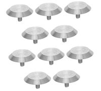 VALICLUD 10 pièces Clous de Pavage Tactile Inoxydables Marqueurs Antidérapants pour Trottoirs Aéroports et Métros Haute Visibilité pour Malvoyants Guide Piéton Sécurisé