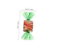 VALICLUD 10 pièces Décorations Verre Coloré Ornements Sucrés Vintage pour Intérieur Noël Petites Statues Candy et pour Décoration Maison