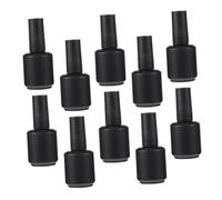 VALICLUD 10 Pièces Flacons De Vernis à Ongles Réutilisables Verre Contenants Vides Pour Gel Outils De Beauté Des Ongles Fournitures Professionnelles
