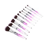 VALICLUD 10 Pièces Kit De Maquillage Coffret Cosmétique Pinceaux Maquillages Set Coffret Premium Manche Design