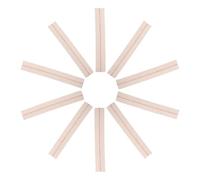 VALICLUD 10 Pièces Mèche Plate Tressée en Coton pour Lampe à Huile, 0, 98 | Remplacement pour Lanterne Kérosène, Camping Extérieur, Beige, Réglage en Hauteur, Combustion Stable