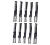 VALICLUD 10 pièces Peigne à Dents Longues Antistatique Plastique Durable Lot pour Salon de Coiffure et Usage Domestique Convient pour Barbiers et Usage Mixte Homme Femme