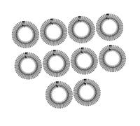 VALICLUD 10 pièces Peigne Circulaire Extensible Plastique Souple de Peigne Coiffant Flexible et Confortable pour Maintenir Cheveux Place Léger et Résistant Adapté pour Usage Quotidien