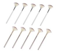 VALICLUD 10 pièces Pinceaux Maquillage Éventail Poils Doux Haute Durabilité pour Application et Illuminateur Visage