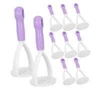 VALICLUD 10 Pièces Presse-purée Manuel Mini Presse-pommes de Terre Ergonomique Léger Outil Polyvalent pour Purées de Légumes et Fruits Cuisson Facile Maison