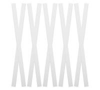 VALICLUD 10 Pièces Protège-lame pour Couteau Pvc Blanc Manchon de Protection Sécurisée pour Lame Dentelée, pour Rangement Cuisine et Usage Professionnel