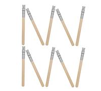 VALICLUD 10 Pièces Rallonges de Crayon Acier Inoxydable de Extenseurs pour Crayons à Sourcils Pratiques et Faciles à Utiliser Accessoires de Déplacement