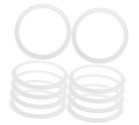 VALICLUD 10 Pièces Silicone Replacement Seals For Lunch Box Lids Flexible Microwave-safe Gaskets For Office And Outdoor Food Containers