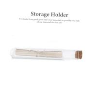 VALICLUD 10 pièces Tube Verre Transparent avec Bouchon Liège Pot de Rangement pour Flacon Décoratif Maison Éprouvette Verre et