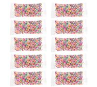 VALICLUD 10 Sachets de Pâte Polymère Grains de Bonbons Simulés 10 G pour Décoration Artisanale Soi-même, Accessoires Décoration Miniature pour Coque de Téléphone Portable DIY