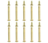 VALICLUD 10 Sets de Rivets en Acier Inoxydable pour Éventails Pliants, Fixation Facile Trou de 3 Mm, Accessoires Élégants et Sophistiqués pour Réparation