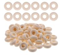 VALICLUD 100 Anneaux de Castration Beige Petit Modèle pour Bovins, Ovins et Porcs, Anneaux Élastiques Haute Expansion, Outil de Retrait de Queue pour Élevage, 100 Pièces Adaptées