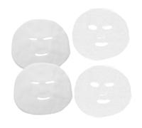 VALICLUD 100 Feuilles compresser la faciale masque de soin du visage Naturel Couverture tissu Hydratant ton masque facial spa film de masque facial voile blanche