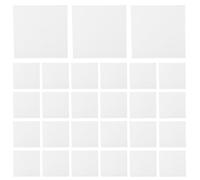 VALICLUD 100 Feuilles Papier de Nettoyage pour Lentilles et Écran, 6x6 | Peluche, Blanc, Usage Voyage et Photo Extérieure, pour Écrans et Objectifs de Téléphone