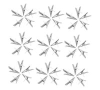 VALICLUD 100 pièces Clips de Décoration de Noël Clips Métalliques pour Fleurs Arbres et de Noël Support Photo pour Ornements Accessoires Poinsettia Décorations Festives