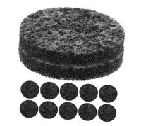 VALICLUD 100 Pièces de Coton d'aromathérapie parfumé Diffuser arôme Coussinets de médaillon Pendentif Tampon aromatique en Coton Noyau en Fibre de Coton Dark Grey