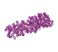 VALICLUD 100 Pièces Filigree Aluminum Hair For Dreadlocks Secure Stylish Braided Accessories With Intricate Patterns Easy-to-use Braid Clips Weave Hair Decorations