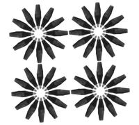 VALICLUD 100 pièces Pinces Crocodile Électriques Robustes Petites Pinces Test pour Câbles et Circuits Clips Alligator pour Usage Domestique et Automobile