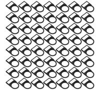 VALICLUD 100 Pièces Plastic Push Button Switch Identification Board With Card Buckle For Electrical Signal Light Boxes Fast Installation Compatible With Switch Cabinets And Distribution