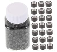 VALICLUD 1000 pièces Anneaux Silicone pour Extensions Cheveux Micro Perles Solides et Durables pour Tresses Accessoires Coiffure Faciles à Utiliser et Résistants
