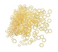 VALICLUD 1000 Pièces Nail Charms Métal Rond Creux Clous Décoratifs Punk pour Ongles Bijoux Manucure Résistants et Faciles à Appliquer pour Femmes et Artistes DIY