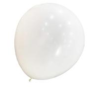 VALICLUD 1000g Ballon Sphérique Grand Format Réutilisable Blanc Pour Fête Anniversaire Et Décoration Créative Jouet Gonflable Météo