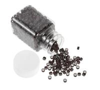 VALICLUD 1000pièces Anneaux De Cheveux Silicones No Trace Clips Pour Extensions Naturelles Volume Instantané Accessoires De Coiffure Discrets