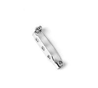 VALICLUD 100pièces Broches De Sécurité Alliage Métallique Argentées Avec Barre De Fermoir à Trois Pour Création De Bijoux Et Artisanat