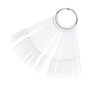 VALICLUD 100pièces Capsules Éventail Pour Ongles Capsules De Vernis Bâtonnets Entraînement Pour Nail Art Et Présentation De Vernis