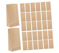 VALICLUD 100pièces Lot de Papier Kraft Réutilisables pour Alimentaire Cadeaux Et Organisation Quotidienne