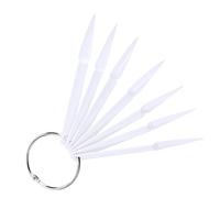 VALICLUD 100pièces Nail Art Practice Display Fan Nail Tips Palette for Manicure and Color Chart