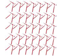 VALICLUD 100pièces Nœuds Décoratifs Rouges Longs pour Noël Arcs Élégants pour Décoration De Sapin Mariage Shower Et Anniversaire Finitions Artisanales Et Design Chic