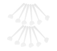 VALICLUD 100pièces Spatule Cosmétique pour Crème Visage et Contour des Yeux Petite Cuillère Plastique pour Mélanger Produits de Soin et Maquillage pour Application Masques Faciaux