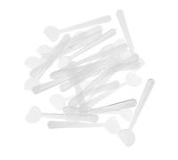 VALICLUD 100pièces Spatule Visage Petite Plastique Cuillère à Crème pour Visage et Masques Spatule Cosmétique pour Mélanger et Appliquer Produits de Soin