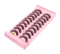 VALICLUD 10paires Faux Volume Courbé Artificiels Réutilisables Pour Regard Éblouissant Et Élégant