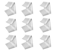 VALICLUD 10pcs Tissu Côtelé en Polyester Respirant et Résistant la Déformation pour Couture, Garniture de Col et Poignets, pour Vêtements de Sport et Uniformes Scolaires