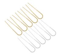 VALICLUD 10pièces Baguettes Cheveux Forme u Vintage Avec Fourchette Accessoires Coiffure Cheveux Simple Pratique