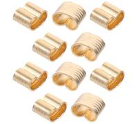 VALICLUD 10pièces Boucles Cuivre pour Courroie de Synchronisation Connecteurs Épissure de Courroie Terminaison Cuivre pour Imprimante Clips de Fixation Robustes