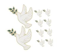 VALICLUD 10pièces Broches Forme De Paix Avec Rameau Olivier Métal Pour Pulls Et Revers Pour Événements Caritatifs Et Fêtes