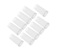 VALICLUD 10pièces Étui Pour Pinceaux à Protections Anti-poussière Capuchons Pour Pinceaux De Maquillage Housse Plastique Transparent Lot Pour Outils De Maquillage