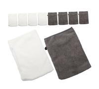 VALICLUD 10pièces Gants De Lavage Réutilisables Pour Démaquiller Visage Multi-usages Doux Pour Peau Pratiques Et Portables