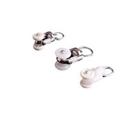 VALICLUD 10pièces roulettes à Roue Carrée pour Rails De Rideaux Accessoires De Glissement pour Fenêtres Et Douches