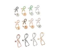 VALICLUD 12 Broches Stéthoscope en Alliage pour Médecins et Aides-soignantes, Épingles Multicolores à Motif Dessin Animé, Accessoires pour Tenues de Travail