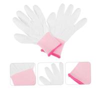 VALICLUD 12 paires Gants Statiques PU avec Doigts Entièrement Enduits Antidérapants et Respirants pour Jardinage Manutention Nettoyage Maison Homme et Femme Finition Grise Ergonomique