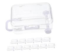 VALICLUD 12 Pièces Boîtes à Mini Valise Transparentes Décorations de Fête Voyage Boîtes Polyvalentes pour Mariage Bijoux et Design Créatif